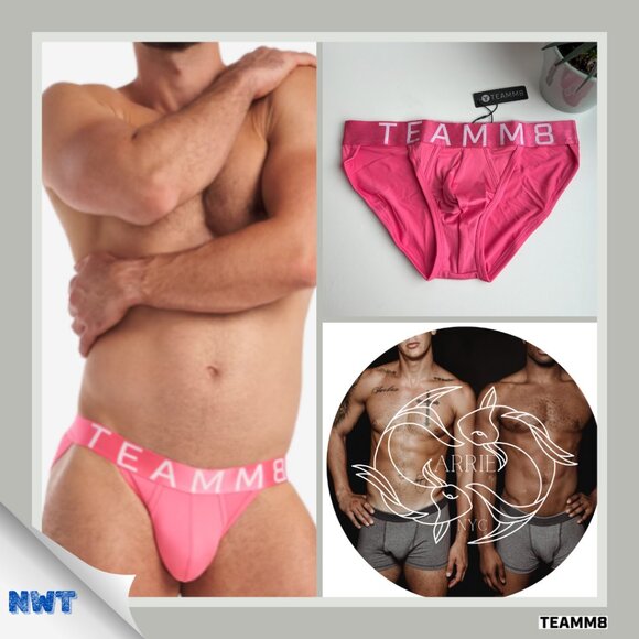 Teamm8 - Spartacus Men's Brief in Hot Pink (M) - PRICE FIRM - Picture 1 of 7